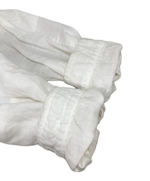 KAPITAL（キャピタル）KAPITAL (キャピタル) コットンリネンパッチワークバンドカラーカトマンズシャツ ホワイト サイズ:3の古着・服飾アイテム