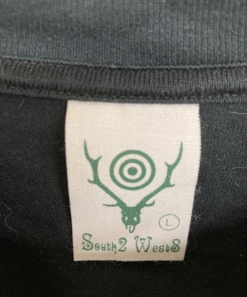 South2 West8（サウスツー ウエストエイト）south2 west8 (サウスツー ウエストエイト) マルチポケットtシャツ ブラック サイズ:Lの古着・服飾アイテム