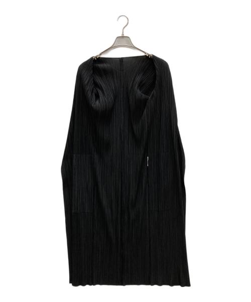PLEATS PLEASE（プリーツプリーズ）PLEATS PLEASE (プリーツプリーズ) ロングカーディガン ブラック サイズ:　の古着・服飾アイテム