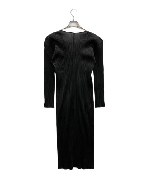 PLEATS PLEASE（プリーツプリーズ）PLEATS PLEASE (プリーツプリーズ) ロングカーディガン ブラック サイズ:　の古着・服飾アイテム