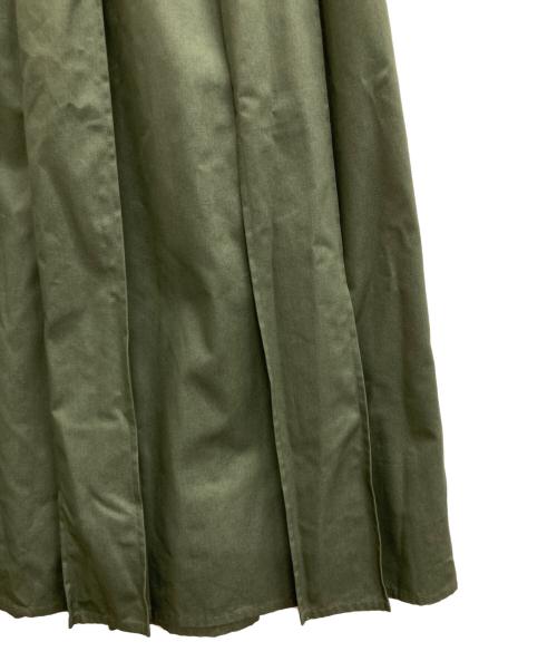 mizuiro-ind（ミズイロインド）mizuiro-ind (ミズイロインド) プリーツスカート グリーン サイズ:表記なしの古着・服飾アイテム