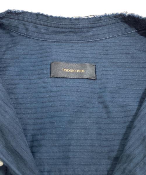 UNDERCOVER（アンダーカバー）UNDERCOVER (アンダーカバー) ドビープルオーバーシャツ ネイビー サイズ:3の古着・服飾アイテム