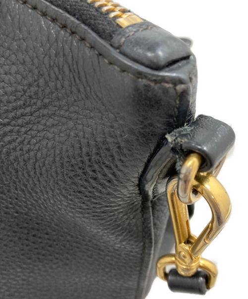 PRADA（プラダ）PRADA (プラダ) 2WAYレザーバッグ ブラックの古着・服飾アイテム