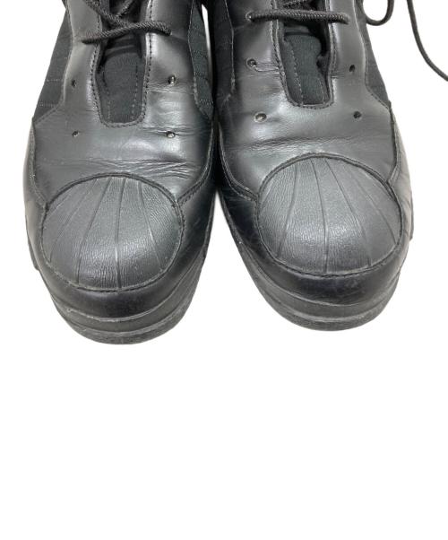 YOHJI YAMAMOTO（ヨウジヤマモト）YOHJI YAMAMOTO (ヨウジヤマモト) adidas (アディダス) YY PUNK SUPERSTAR ブラック サイズ:26の古着・服飾アイテム