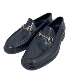 GUCCI（グッチ）の古着「レインシューズ」｜ネイビー