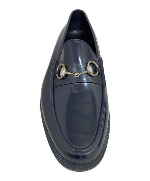 GUCCI（グッチ）GUCCI (グッチ) レインシューズ ネイビー サイズ:7の古着・服飾アイテム