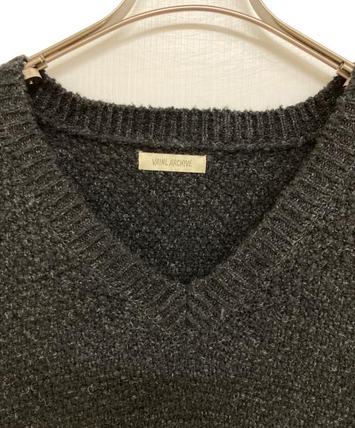 vainl archive（ヴァイナルアーカイブ）vainl archive (ヴァイナルアーカイブ) AZIZ-V ブラック サイズ:Lの古着・服飾アイテム