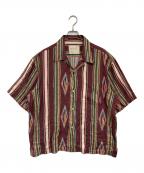 KARDOカルド）の古着「RONEN 半袖オープンカラーシャツ MEN」｜パープル