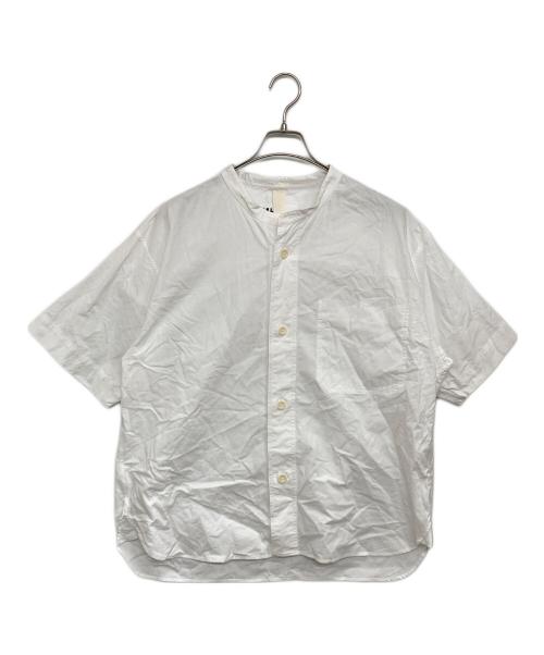 MHL（エムエイチエル）MHL (エムエイチエル) 半袖シャツ ホワイト サイズ:Lの古着・服飾アイテム