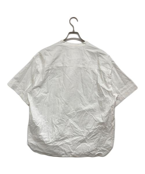 MHL（エムエイチエル）MHL (エムエイチエル) 半袖シャツ ホワイト サイズ:Lの古着・服飾アイテム