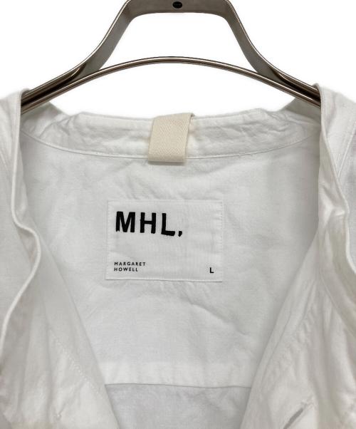 MHL（エムエイチエル）MHL (エムエイチエル) 半袖シャツ ホワイト サイズ:Lの古着・服飾アイテム