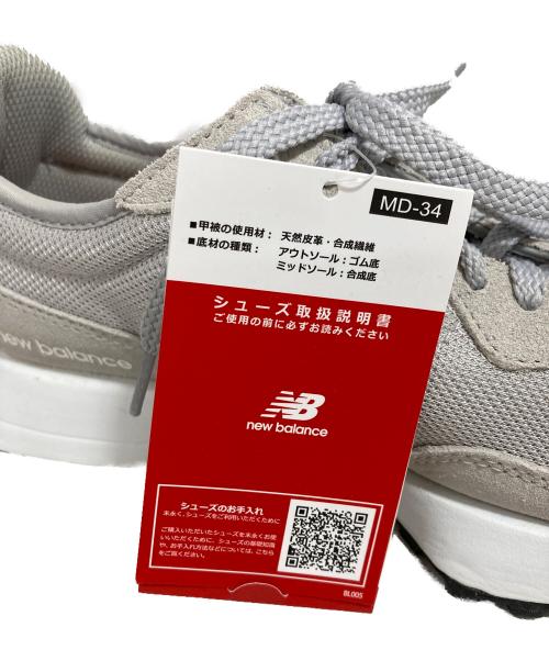 NEW BALANCE（ニューバランス）NEW BALANCE (ニューバランス) スニーカー グレー サイズ:24.5 未使用品の古着・服飾アイテム