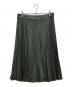 23区（ニジュウサンク）の古着「チェーンモチーフ プリーツスカート」｜グリーン