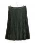 23区 (ニジュウサンク) チェーンモチーフ プリーツスカート グリーン サイズ:50 未使用品：6000円