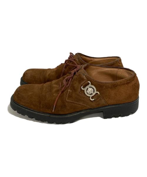 GIANNI VERSACE（ジャンニ・ヴェルサーチ）GIANNI VERSACE (ジャンニ・ヴェルサーチ) シューズ ブラウン サイズ:7の古着・服飾アイテム