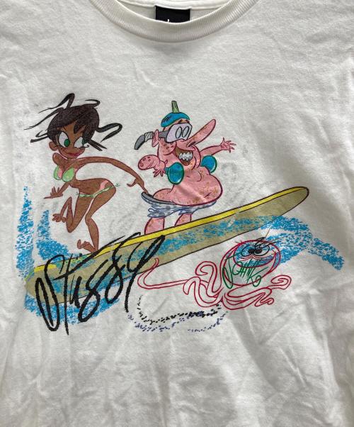 stussy（ステューシー）stussy (ステューシー) JOHN.K Tシャツ ホワイト サイズ:MEDIUMの古着・服飾アイテム