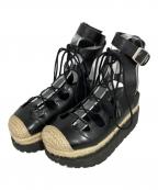 sacaiサカイ）の古着「Ghillie Slides」｜ブラック