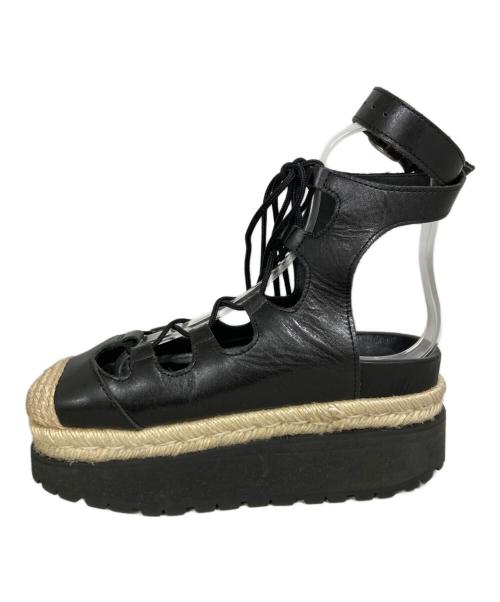 sacai（サカイ）sacai (サカイ) Ghillie Slides ブラック サイズ:36の古着・服飾アイテム