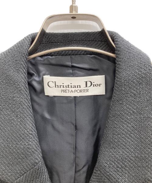 Christian Dior（クリスチャン ディオール）Christian Dior (クリスチャン ディオール) テーラードジャケット ブラック サイズ:表記なしの古着・服飾アイテム