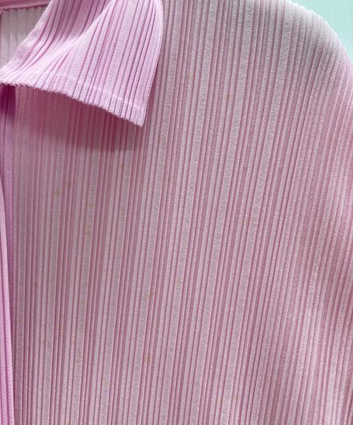PLEATS PLEASE（プリーツプリーズ）PLEATS PLEASE (プリーツプリーズ) プリーツシャツ ピンク サイズ:表記なしの古着・服飾アイテム