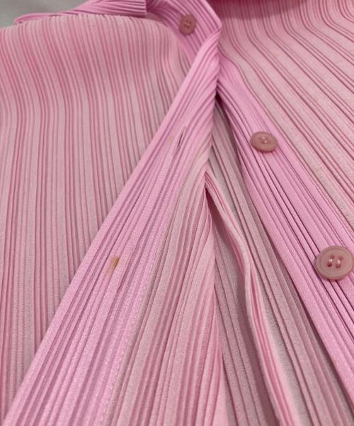 PLEATS PLEASE（プリーツプリーズ）PLEATS PLEASE (プリーツプリーズ) プリーツシャツ ピンク サイズ:表記なしの古着・服飾アイテム
