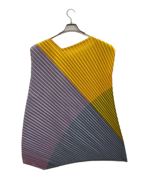PLEATS PLEASE（プリーツプリーズ）PLEATS PLEASE (プリーツプリーズ) ノースリーブチュニック マルチカラー サイズ:1の古着・服飾アイテム