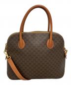 CELINEセリーヌ）の古着「マカダム柄2WAYバッグ」｜ブラウン