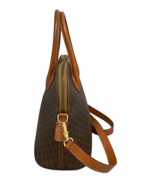 CELINE（セリーヌ）CELINE (セリーヌ) マカダム柄2WAYバッグ ブラウンの古着・服飾アイテム