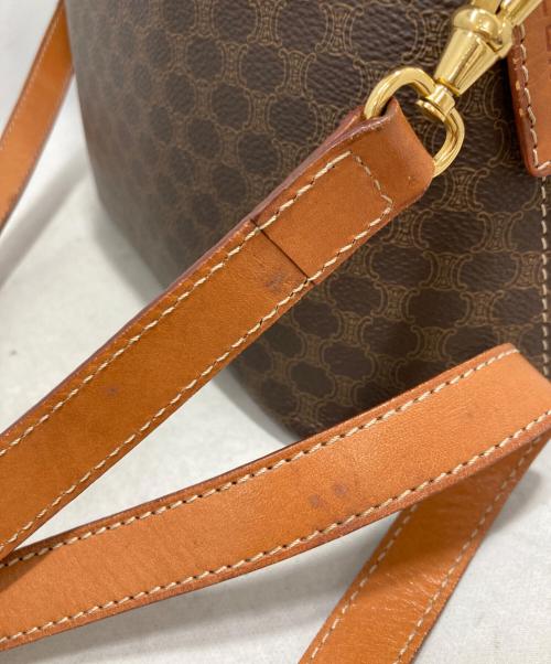 CELINE（セリーヌ）CELINE (セリーヌ) マカダム柄2WAYバッグ ブラウンの古着・服飾アイテム