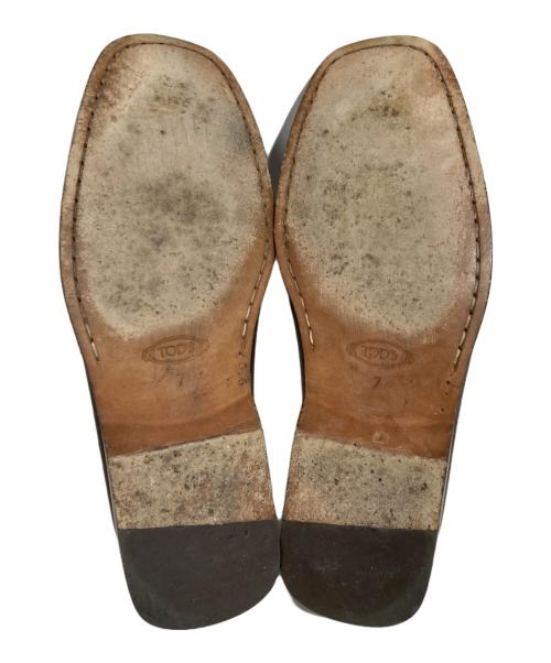 TOD'S（トッズ）TOD'S (トッズ) ドライビングシューズ ブラウン サイズ:7の古着・服飾アイテム