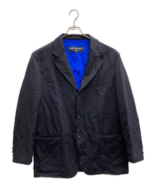 COMME des GARCONS HOMME（コムデギャルソン オム）COMME des GARCONS HOMME (コムデギャルソン オム) テーラードジャケット ネイビー サイズ:Lの古着・服飾アイテム