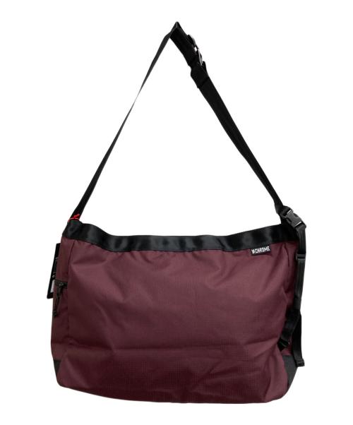 CHROME（クローム）CHROME (クローム) ニュースペーパーメッセンジャーバッグ パープルの古着・服飾アイテム