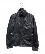 DOLCE & GABBANAドルチェ＆ガッバーナ）の古着「多重ジップ ジャケット」｜ブラック