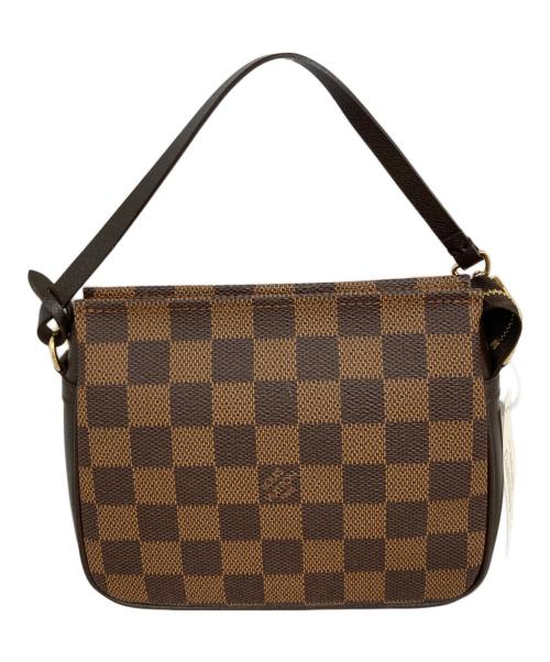 LOUIS VUITTON（ルイ ヴィトン）LOUIS VUITTON (ルイ ヴィトン) トゥルースメイクアップハンドポーチ ブラウンの古着・服飾アイテム