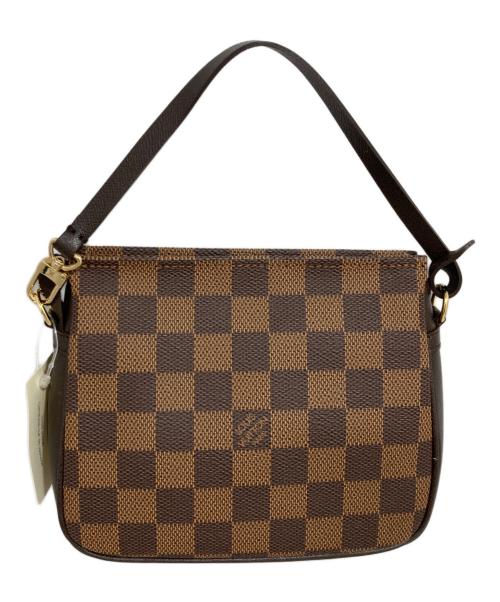 LOUIS VUITTON（ルイ ヴィトン）LOUIS VUITTON (ルイ ヴィトン) トゥルースメイクアップハンドポーチ ブラウンの古着・服飾アイテム