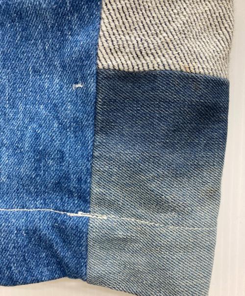 masterkey（マスターキー）masterkey (マスターキー) パッチワークデニムパンツ インディゴ サイズ:Fの古着・服飾アイテム