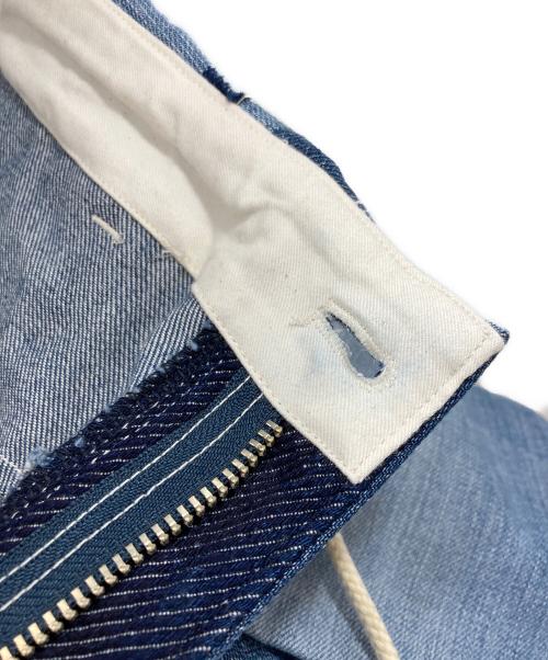 masterkey（マスターキー）masterkey (マスターキー) パッチワークデニムパンツ インディゴ サイズ:Fの古着・服飾アイテム