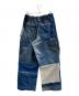 masterkey (マスターキー) パッチワークデニムパンツ インディゴ サイズ:F：8000円