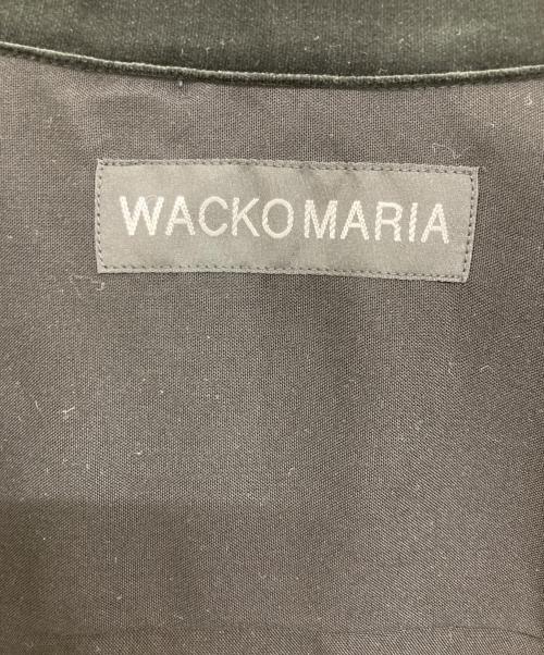 WACKO MARIA（ワコマリア）WACKO MARIA (ワコマリア) SWITCHING SHIRT S/S ブラック サイズ:Lの古着・服飾アイテム