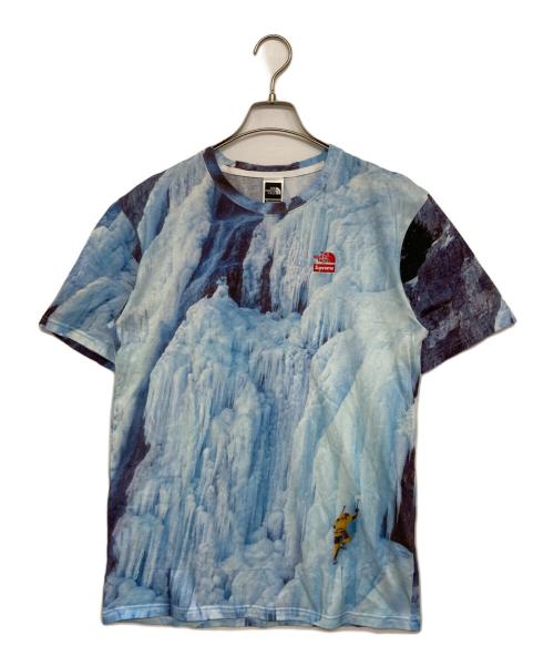 THE NORTH FACE（ザ ノース フェイス）THE NORTH FACE (ザ ノース フェイス) SUPREME (シュプリーム) Tシャツ ブルー サイズ:Sの古着・服飾アイテム