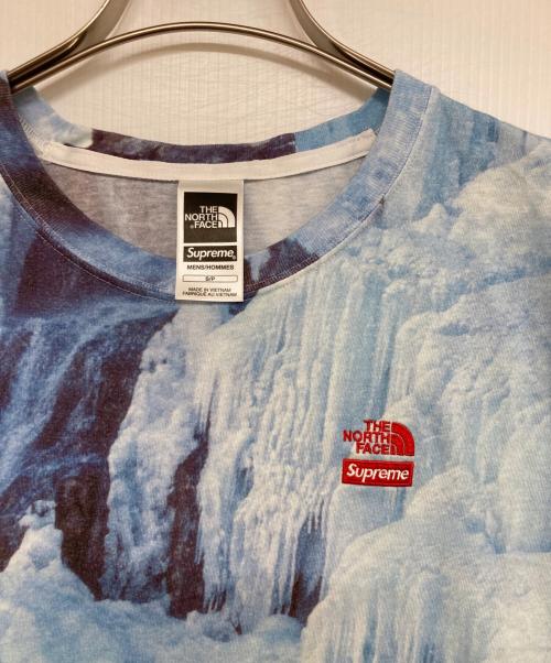THE NORTH FACE（ザ ノース フェイス）THE NORTH FACE (ザ ノース フェイス) SUPREME (シュプリーム) Tシャツ ブルー サイズ:Sの古着・服飾アイテム