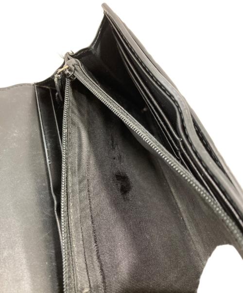 GUCCI（グッチ）GUCCI (グッチ) キャットコンチネンタルウォレット ブラックの古着・服飾アイテム