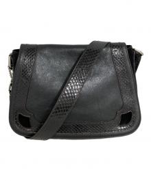 Cartier（カルティエ）の古着「レザーショルダーバッグ」｜ブラック