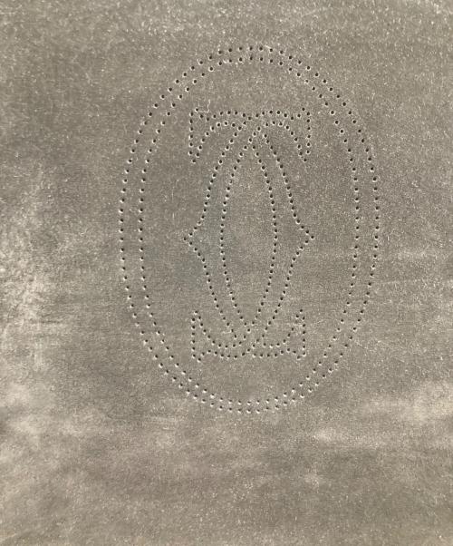 Cartier（カルティエ）Cartier (カルティエ) レザーショルダーバッグ ブラックの古着・服飾アイテム