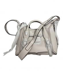 3.1 phillip lim（スリーワンフィリップリム）の古着「PASHLI MOTO レザーバッグ」｜ベージュ