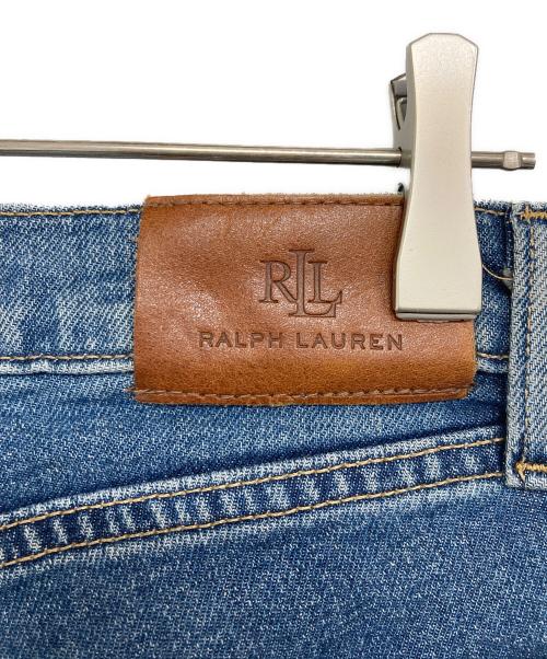LAUREN RALPH LAUREN（ローレンラルフローレン）LAUREN RALPH LAUREN (ローレンラルフローレン) パッチワークデニムパンツ インディゴ サイズ:2の古着・服飾アイテム