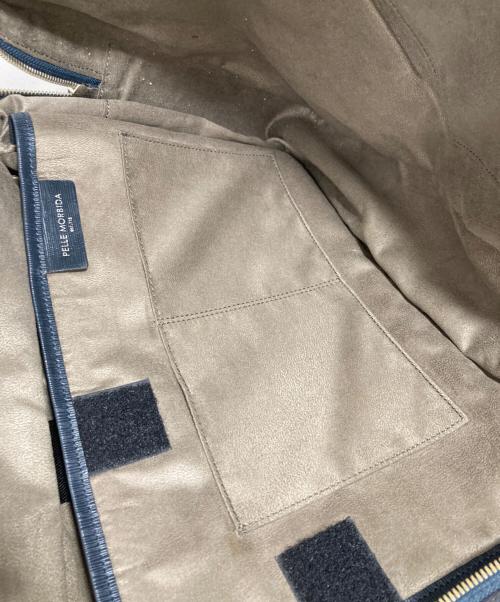 PELLE MORBIDA（ペッレモルビダ）PELLE MORBIDA (ペッレモルビダ) ビジネスバッグ ネイビーの古着・服飾アイテム