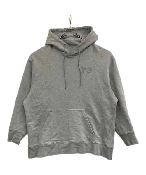 Y-3（ワイスリー）Y-3 (ワイスリー) M CLASSIC CHEST LOGO HOODIE グレー サイズ:XLの古着・服飾アイテム