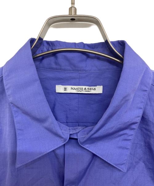 MAATEE&SONS（マーティーアンドサンズ）MAATEE&SONS (マーティーアンドサンズ) Elizabeth Regular Collar Shirts ブルー サイズ:34の古着・服飾アイテム