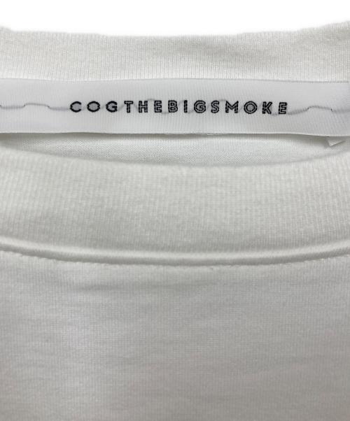 COGTHEBIGSMOKE（コグザビッグスモーク）COGTHEBIGSMOKE (コグザビッグスモーク) JEMMA T-SHIRT ホワイト サイズ:表記無しの古着・服飾アイテム